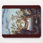 Autumn: Harvest In Sorrento By Jacob Philipp Hacke Mouse Pads