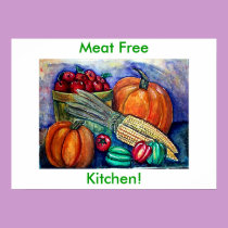 AUTUMN HARVEST, Meat Free, Kitchen! posters