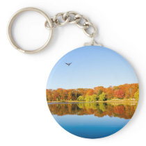 autumn in blue keychains