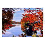 AUTUMN IN NEW ENGLAND GREETING CARD
