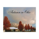 AUTUMN IN OHIO postcard