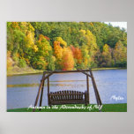 Autumn in the Adirondacks of NY Print or Poster