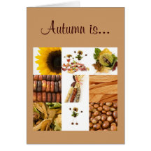 Autumn is... greeting card