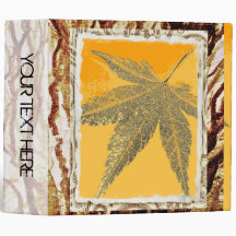 Autumn leaf photo album 2 binders