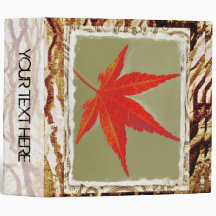 Autumn leaf photo album 3 3 ring binders