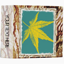 Autumn leaf photo album 4 3 ring binder