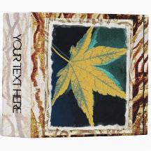 Autumn leaf photo album 6 vinyl binder