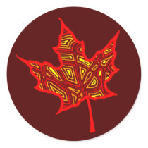 Autumn Leaf stickers
