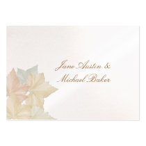 Autumn Leaves, A Fall Wedding Favour Thank You Car
