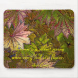 Autumn Leaves: Albert Camus - Mousepad
