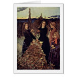 Autumn Leaves By John Everett Millais Card