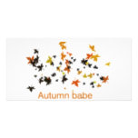 Autumn Leaves cute design! photo cards