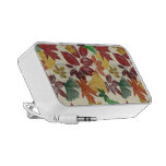Autumn Leaves Detailed Muted Colours Notebook Speakers