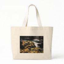 Autumn Leaves, Elk River, Oregon Bags