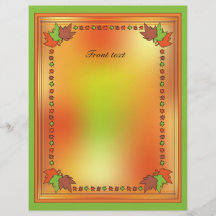 Autumn Leaves Flyer Design