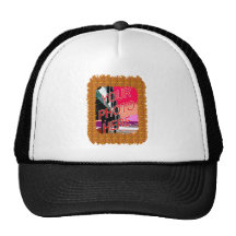 Autumn Leaves Frame Trucker Hat