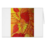 autumn leaves greeting cards