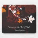 Autumn Leaves Inspirational Mousepad