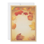 Autumn Leaves © Custom Invitation