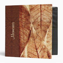 Autumn leaves memories binder