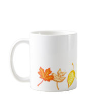 Autumn leaves mug