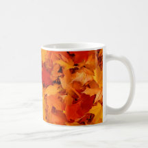 Autumn leaves mugs