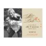 Autumn Leaves Photo Save The Date Postcard