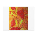 autumn leaves postcards