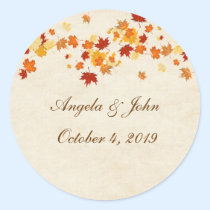 Autumn Leaves stickers