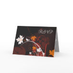 Autumn Leaves RSVP Card