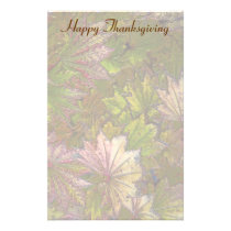 Autumn Leaves: Thanksgiving - Stationery #1 stationery