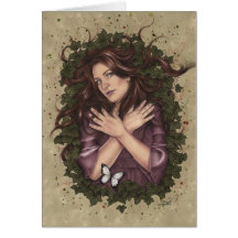 Autumn Magic Butterfly Greeting Card