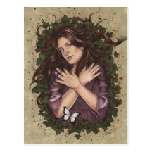 Autumn Magic Butterfly Postcard