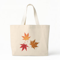 Autumn Maple Leaves Collection Canvas Bag