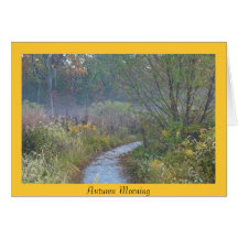 Autumn Morning Cards