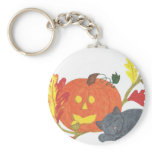 Autumn Nap Keychain