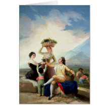 Autumn, or The Grape Harvest, 1786-87 Greeting Card
