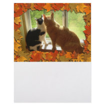 Autumn Orange Tabby Cats