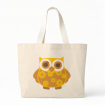 Autumn Owl Canvas Bags