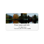 Autumn park in Canada Personalized Address Labels