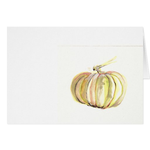 autumn pumpkin card