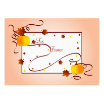 Autumn pumpkins - Gifttag