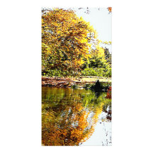 Autumn Reflections Picture Card