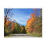 autumn road postcards