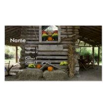 Autumn Scene Business Card Template