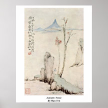 Autumn Scene By Hua Yen Poster