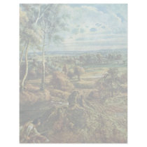 Autumn Scenery And The View Of The Castle Of Custom Letterhead