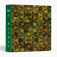 Autumn Shades  Geometric Avery Binder
