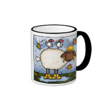 autumn sheep mug