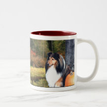 Autumn Sheltie Mug